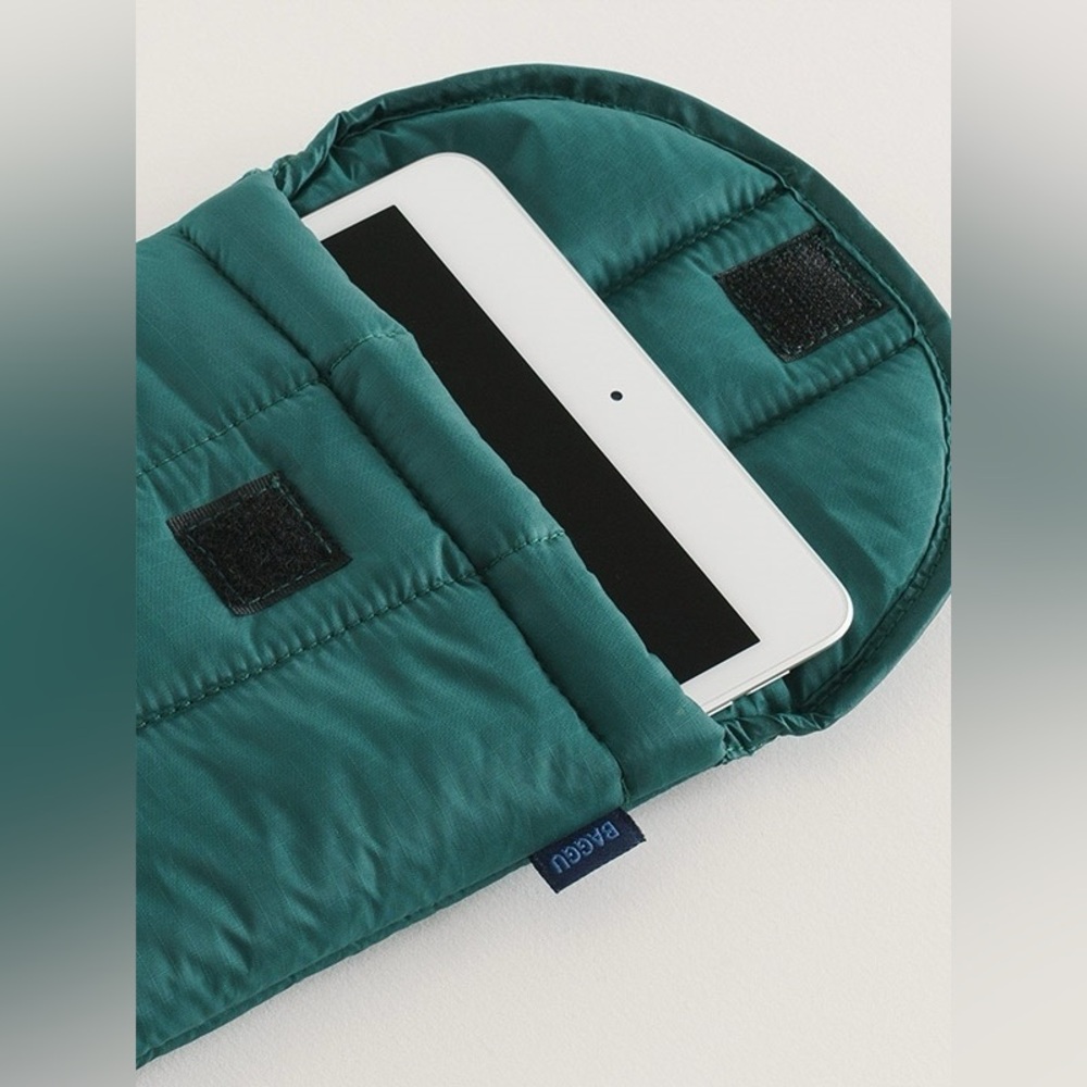 BAGGU Puffy Tablet Sleeve 8 - Malachite - Discontinued